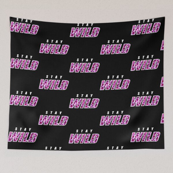 Item preview, Stay Wild Merch Ben Azelart Pink designed and sold by HeikeVoto.