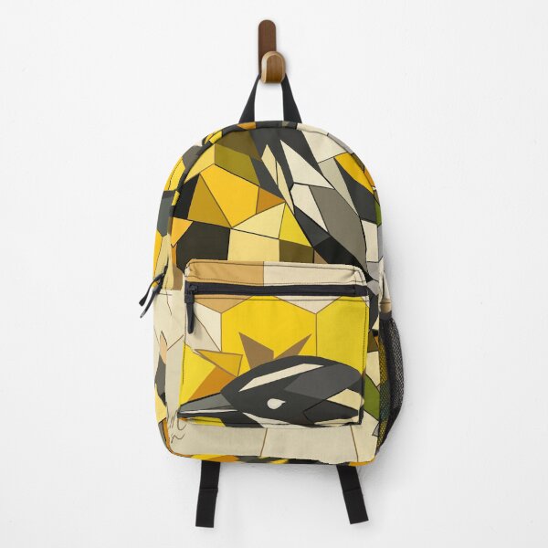 Item preview, Geometric New Holland Honeyeater with Honeycomb Pattern designed and sold by WildPaletteMM.