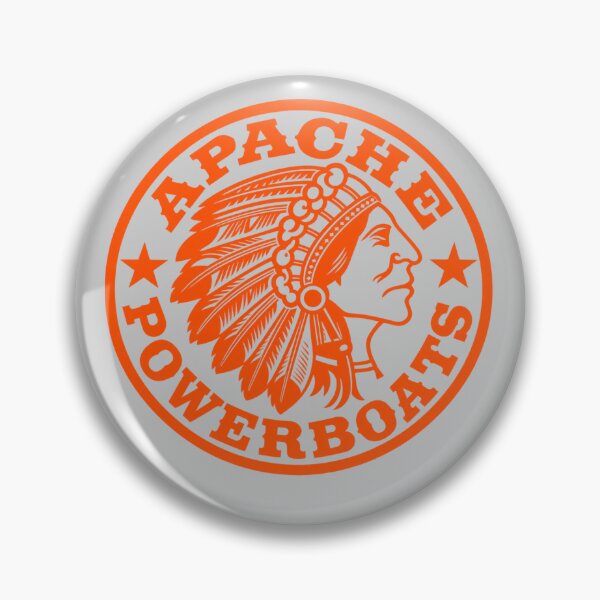 Item preview, Apache Neon Orange Boating Silver designed and sold by ChristinasMess.