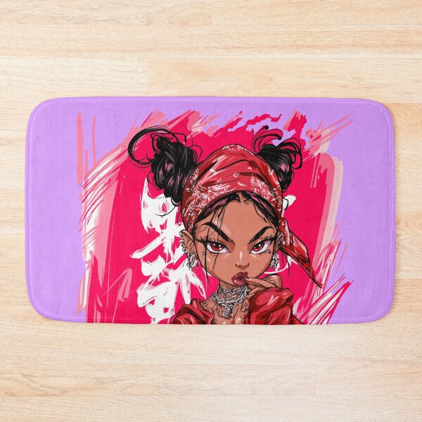 Item preview, Pink Pop Art Red Bandana Lady designed and sold by RichardRags.