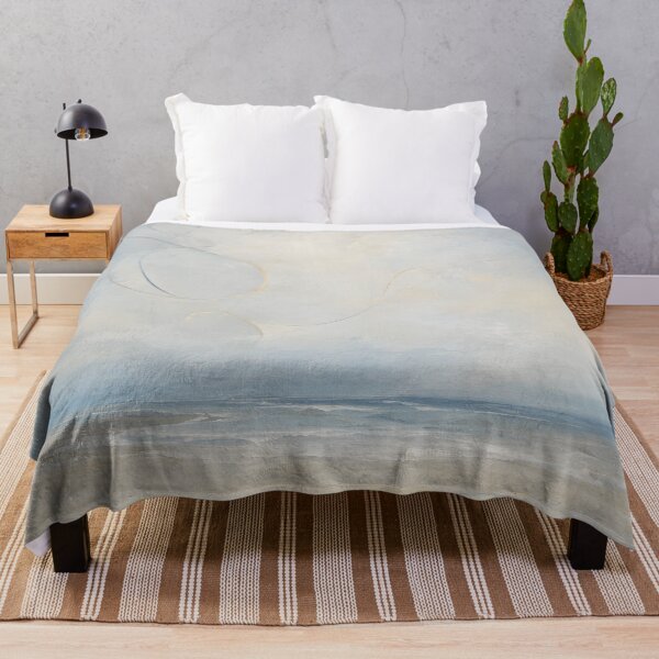 Item preview, Soft Blue and Beige Minimalist Abstract Seascape designed and sold by GutyzDesignsES.