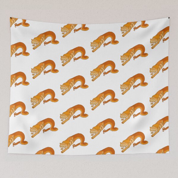 Item preview, Orange Cat Tatzelwurm designed and sold by Solika O'Neill.