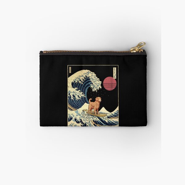 Item preview, Surfing Dog Great Wave Ukiyo designed and sold by Bilka Store.