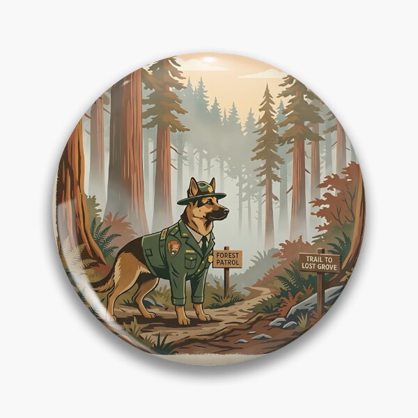 Item preview, German Shepherd Park Ranger WPA designed and sold by PictoVibe.
