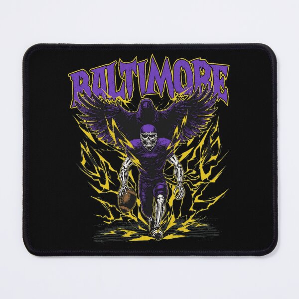 Item preview, Skeleton Football Player Raven Design designed and sold by Print Art Design Studio LLC.