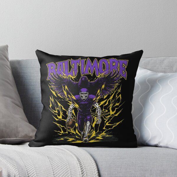 Item preview, Skeleton Football Player Raven Design designed and sold by Print Art Design Studio LLC.