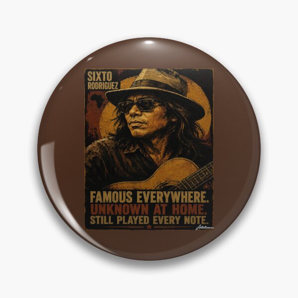 Item preview, Sixto Rodriguez Legend Unknown at Home Vintage South African Poster Art designed and sold by Artisticanvas.