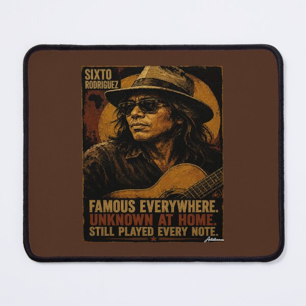 Item preview, Sixto Rodriguez Legend Unknown at Home Vintage South African Poster Art designed and sold by Artisticanvas.