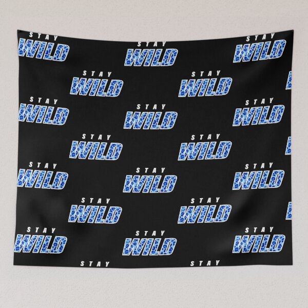 Item preview, Stay Wild Merch Ben Azelart Blue designed and sold by HeikeVoto.