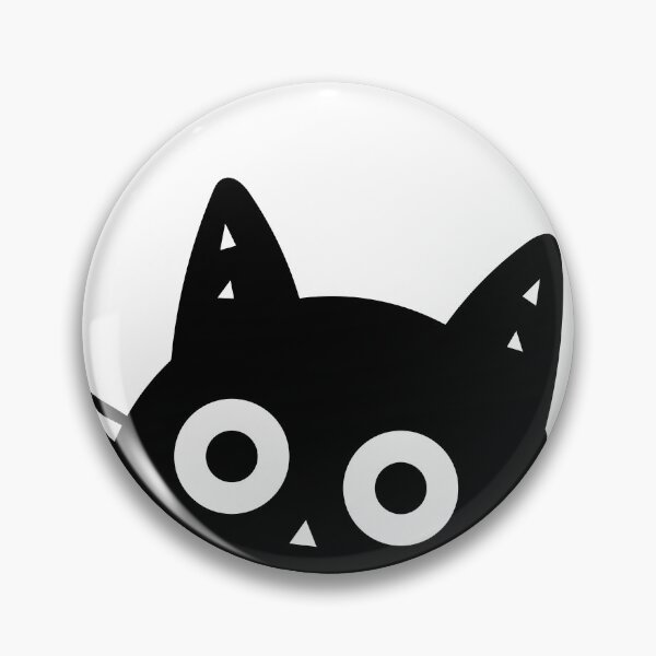 Item preview, Cat Hiding, Funny Sneaky Cat, Adorable Cat Illustration designed and sold by DibujandoPorfa.