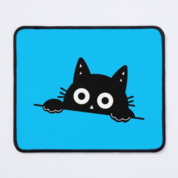 Item preview, Cat Hiding, Funny Sneaky Cat, Adorable Cat Illustration designed and sold by DibujandoPorfa.