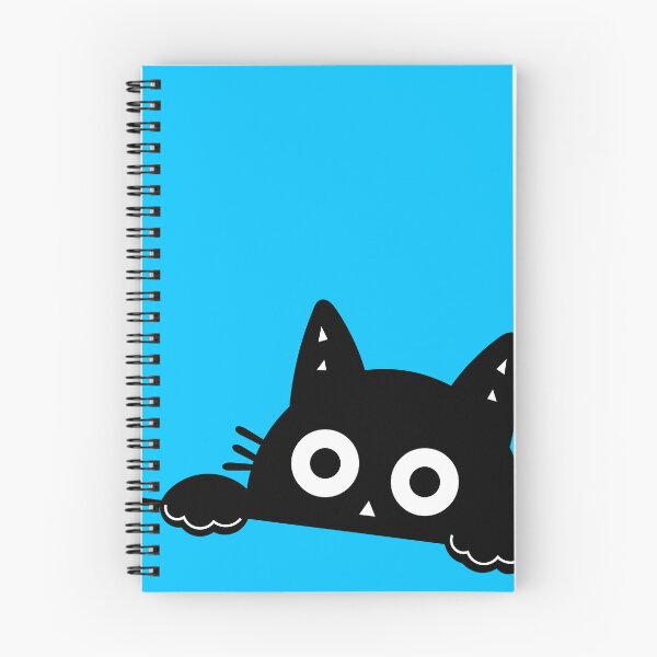 Item preview, Cat Hiding, Funny Sneaky Cat, Adorable Cat Illustration designed and sold by DibujandoPorfa.