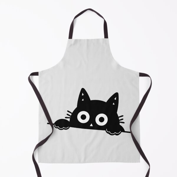Item preview, Cat Hiding, Funny Sneaky Cat, Adorable Cat Illustration designed and sold by DibujandoPorfa.