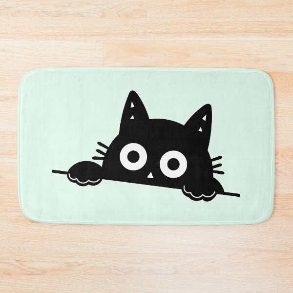 Item preview, Cat Hiding, Funny Sneaky Cat, Adorable Cat Illustration designed and sold by DibujandoPorfa.
