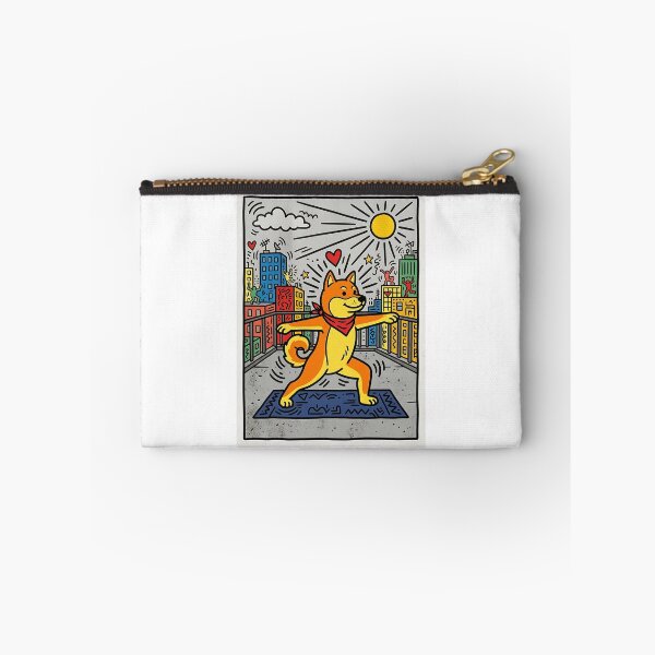 Item preview, Shiba Inu Yoga Pop Art designed and sold by PictoVibe.