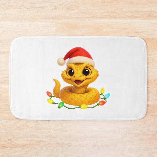 Artikelvorschau, Goldene Lanzenotter-Weihnachtsbeleuchtung entworfen und verkauft von Sillytoe.