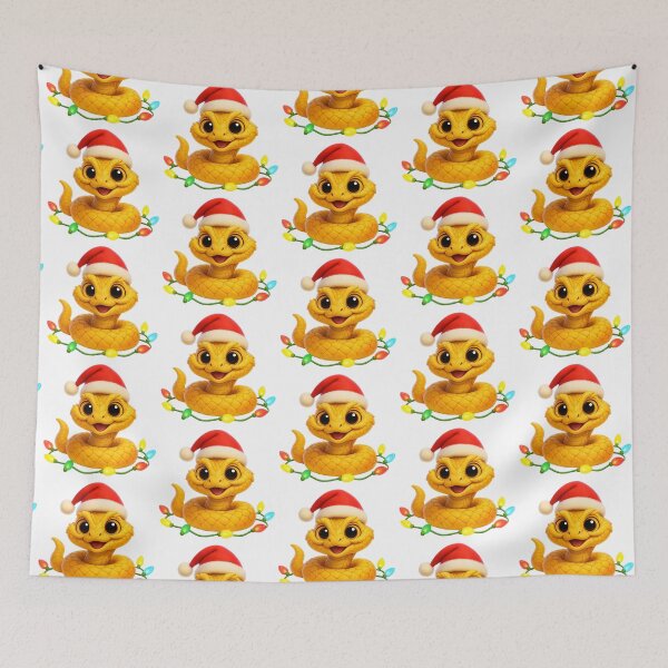 Artikelvorschau, Goldene Lanzenotter-Weihnachtsbeleuchtung entworfen und verkauft von Sillytoe.