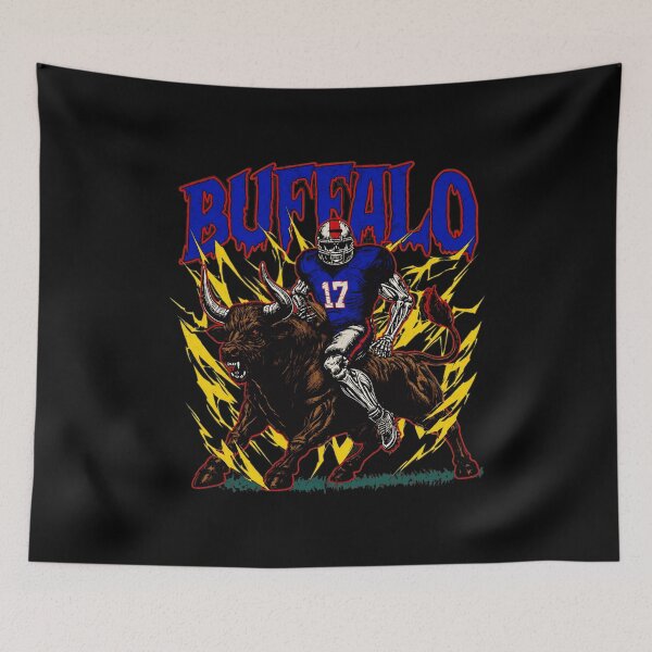 Item preview, Buffalo Football Bull Rider Retro Graphic  designed and sold by Print Art Design Studio LLC.