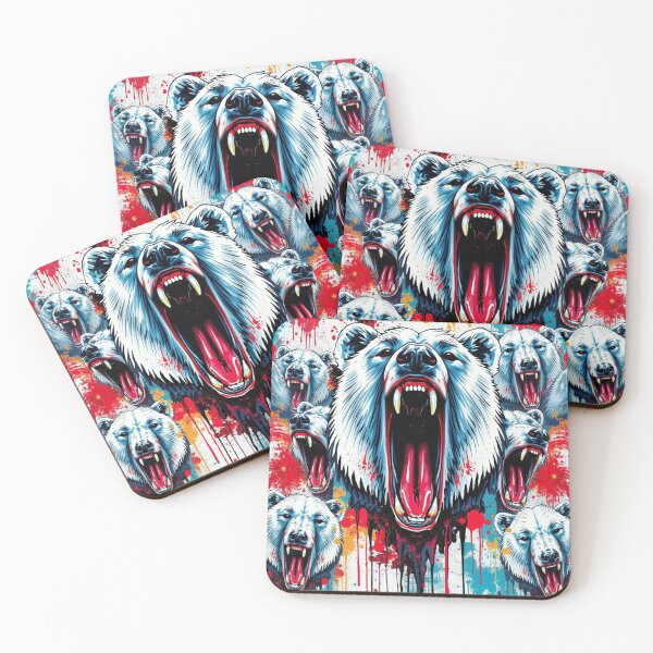 Item preview, Roaring Polar Bears designed and sold by pUNKnown.