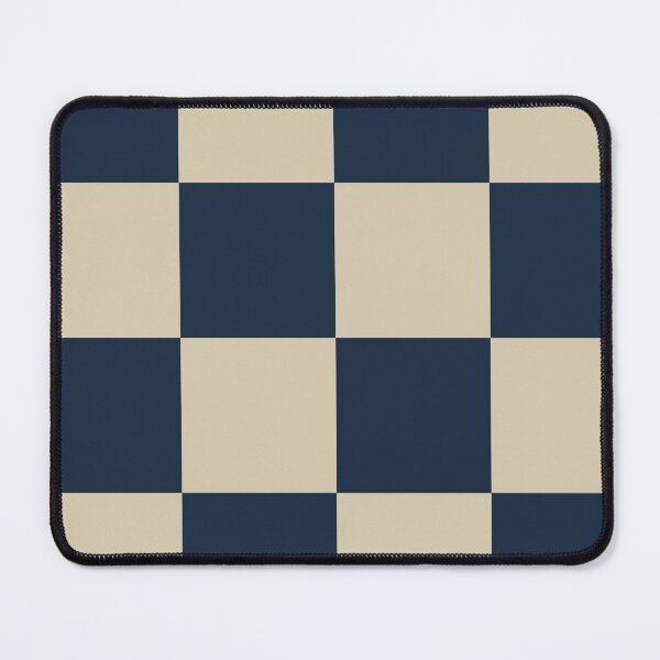 Item preview, Deep Navy Blue Checkered Pattern vintage style Plaid large designed and sold by DColourMuse.