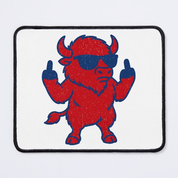 Item preview, Funny Bison Middle Finger Attitude Tee designed and sold by KristenYo30998.