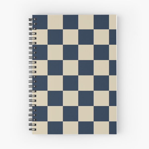 Item preview, Deep Navy Blue Checkered Pattern vintage style Plaid medium  designed and sold by DColourMuse.