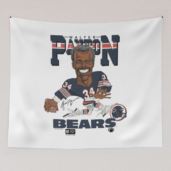 Artikelvorschau, Walter Payton Karikatur Vintage Chicago 34 Hall of Fame entworfen und verkauft von Fuzequiela24.