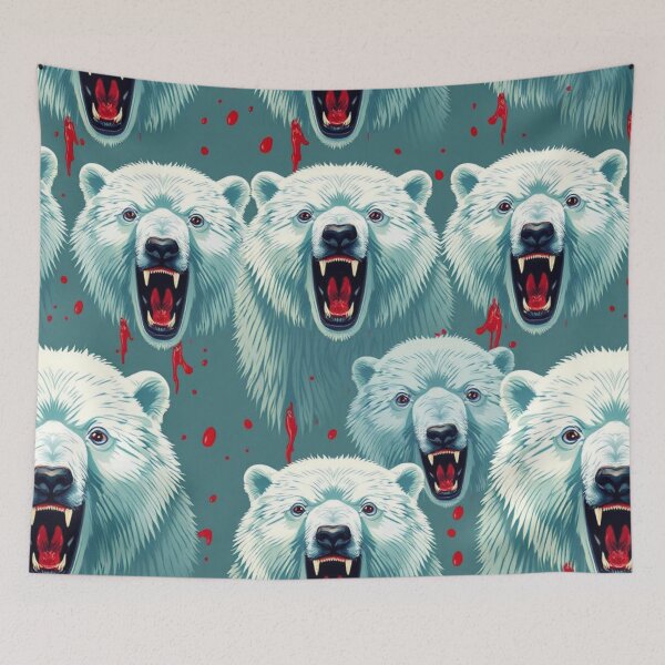 Item preview, Roaring Polar Bear Pattern designed and sold by pUNKnown.