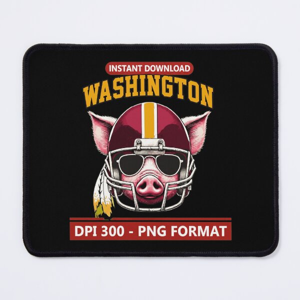 Item preview, Funny Washington Pig Football Helmet designed and sold by Print Art Design Studio LLC.