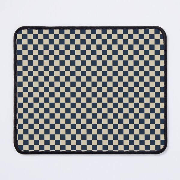 Item preview, Deep Navy Blue Checkered Pattern vintage style Plaid very small  designed and sold by DColourMuse.