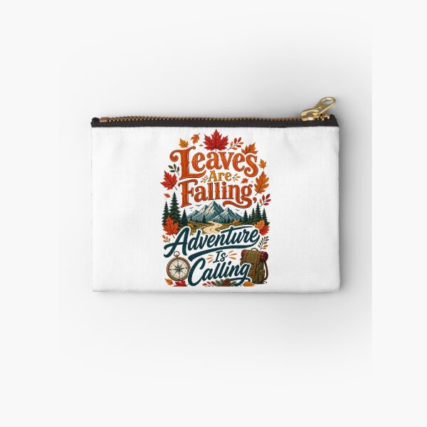 Item preview, Leaves Are Falling Adventure Is Calling | Fall Hiking Design for Women | Autumn Hiker Gift designed and sold by PrintSparkDesigns.