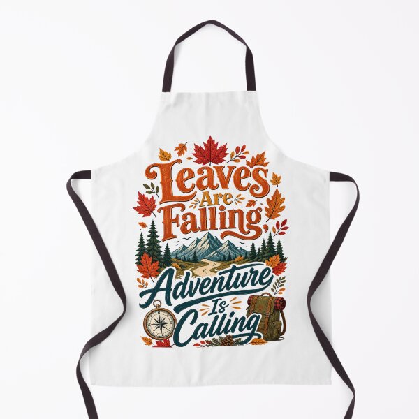 Item preview, Leaves Are Falling Adventure Is Calling | Fall Hiking Design for Women | Autumn Hiker Gift designed and sold by PrintSparkDesigns.