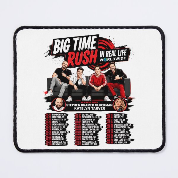 Item preview, Big Time Rush In Real Life Worldwide Tour designed and sold by ZubairNalban.