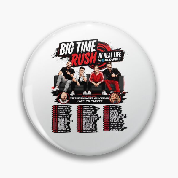 Item preview, Big Time Rush In Real Life Worldwide Tour designed and sold by ZubairNalban.