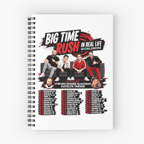 Item preview, Big Time Rush In Real Life Worldwide Tour designed and sold by ZubairNalban.