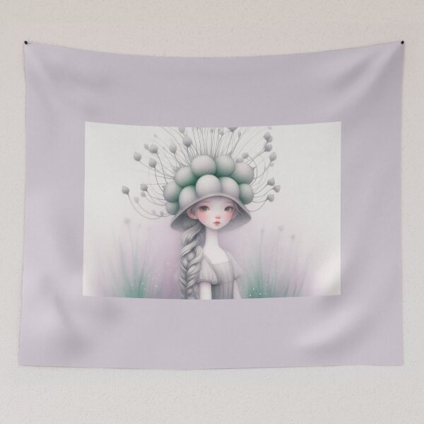 Item preview, Angelic Hat Girl designed and sold by Beyondnote-Art.