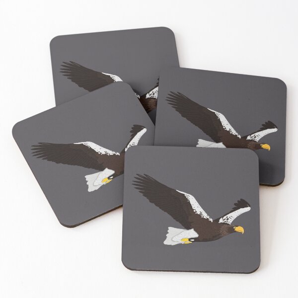Item preview, Steller’s Sea Eagle flying designed and sold by BDBirds.