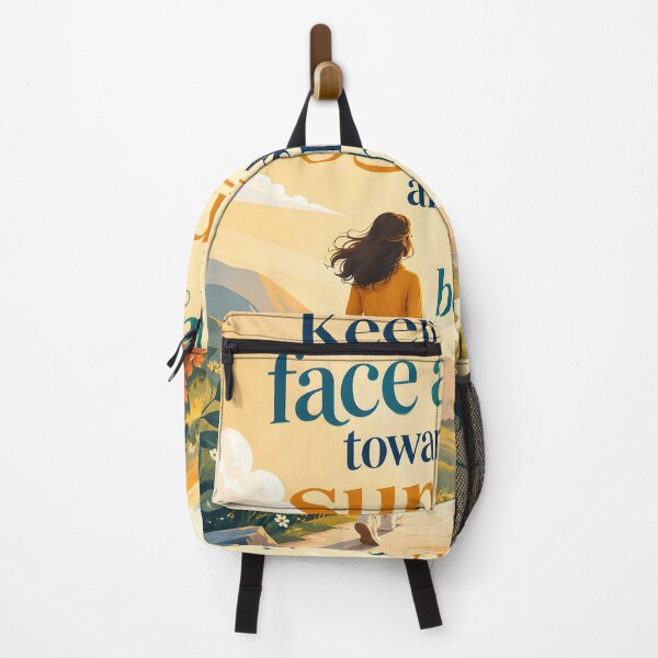 Item preview, Keep Your Face Toward the Sunshine Inspirational Quote designed and sold by GutyzDesignsES.