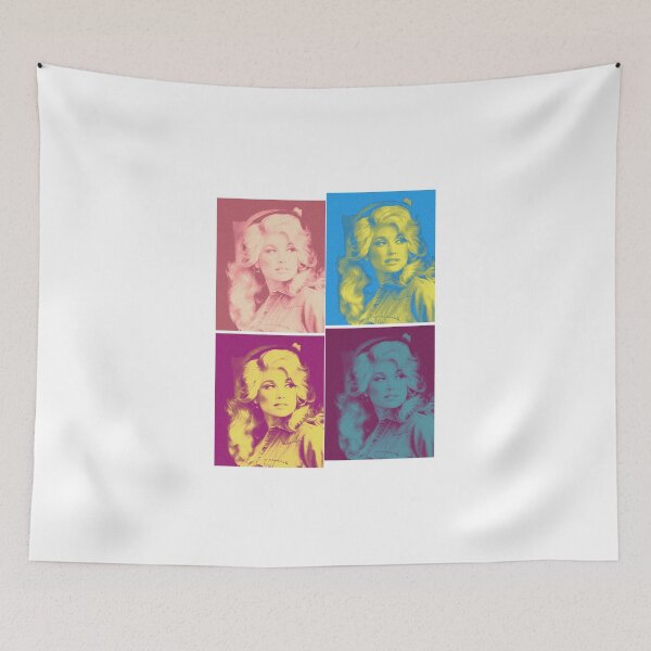 Item preview, Retro Dolly Parton Four Colors 80s designed and sold by kareydiwanpro.