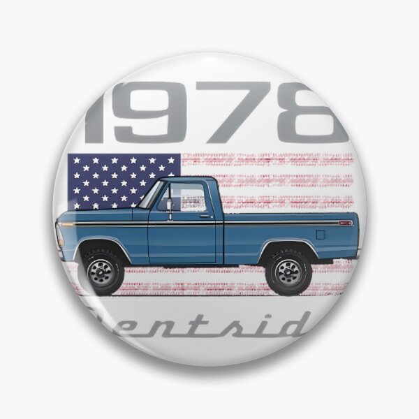Item preview, Retro Blue Dentside Classic Truck Illustration - Vintage 70S Pickup Truck Enthusiast Graphic | Limited Edition designed and sold by loisir-arts.