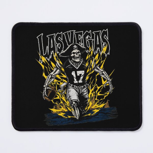 Item preview, Las Vegas Pirate Skeleton Football Jersey 17 designed and sold by Print Art Design Studio LLC.