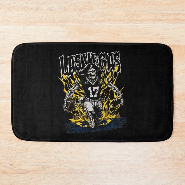 Item preview, Las Vegas Pirate Skeleton Football Jersey 17 designed and sold by Print Art Design Studio LLC.