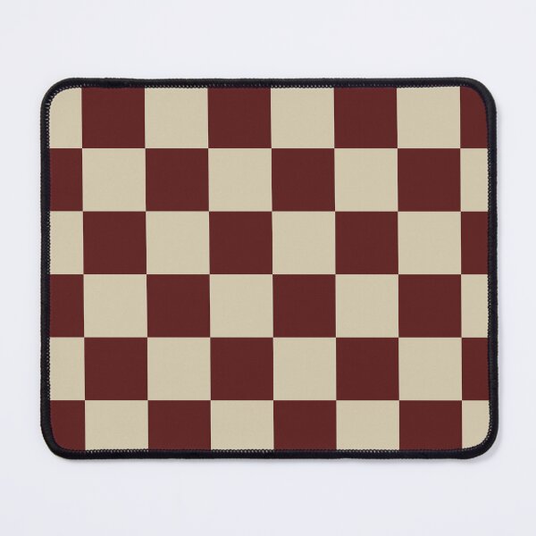 Item preview, Ox blood red / burgundy Checkered Pattern vintage style Plaid medium designed and sold by DColourMuse.