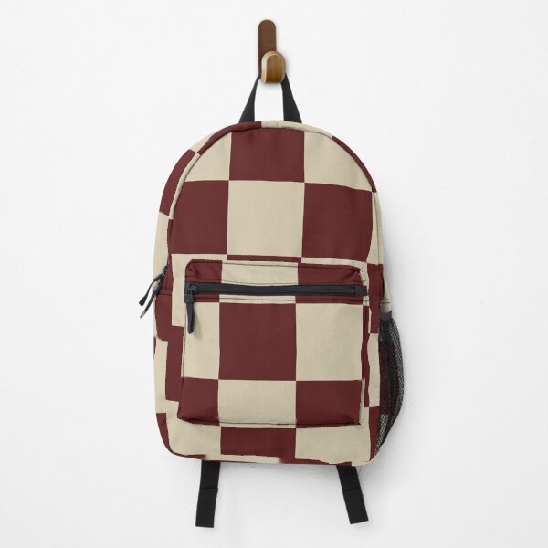 Item preview, Ox blood red / burgundy Checkered Pattern vintage style Plaid medium designed and sold by DColourMuse.
