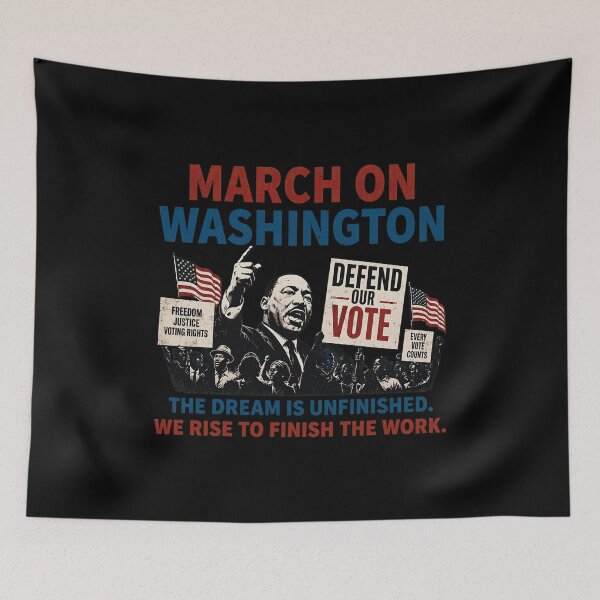 Item preview, March on Washington MLK Vintage  designed and sold by Print Art Design Studio LLC.