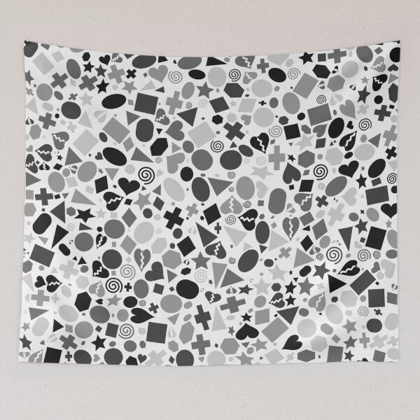 Item preview, Playful Geometry Monochrome designed and sold by TexSta.