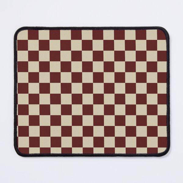 Item preview, Ox blood red / burgundy Checkered Pattern vintage style Plaid small designed and sold by DColourMuse.