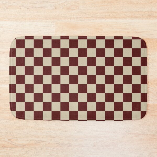 Item preview, Ox blood red / burgundy Checkered Pattern vintage style Plaid small  designed and sold by DColourMuse.