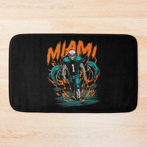 Item preview, Miami Skeleton Football Dolphins Lightning  designed and sold by Print Art Design Studio LLC.