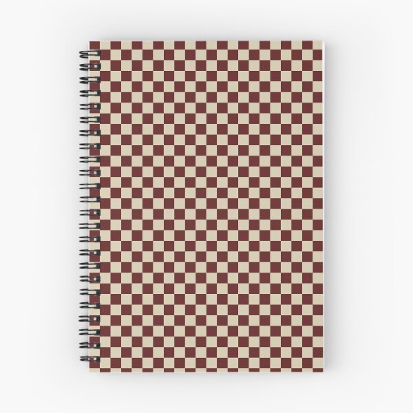 Item preview, Ox blood red / burgundy Checkered Pattern vintage style Plaid very small  designed and sold by DColourMuse.